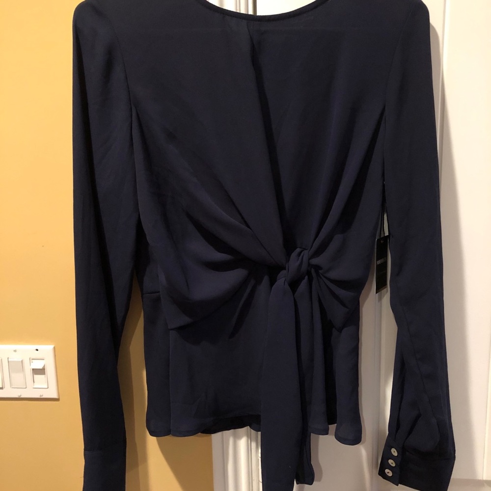 Forever 21 navy blue blouse